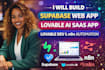 supabase web app lovable ai saas app lovable dev and n8n automation