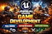 create unreal engine games and custom gameplay mechanics for you