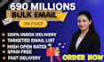 send bulk emails, bulk email blast and email campaign to inbox