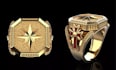 create 3d diamond jewelry ring design, championship ring stl file, 3d rendering