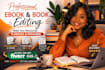 edit your books and ebooks
