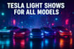 do custom tesla light show for tesla cybertruck