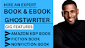 be fiction book ghostwriter, romance ghostwriter, ghost book writer amazon KDP