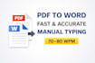 convert pdf image or handwritten notes to word