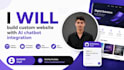 build custom website with ai chatbot integration