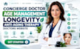 build concierge doctor age management longevity  therapy website