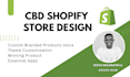 do cbd shopify store, cbd store design, cbd website for hemps store design