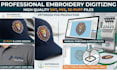 do professional embroidery digitizing, dst pes files for 3d puff and logo