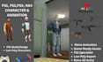 create 3d low poly model, ps1 character, ps1 ps2 y2k psx, 3d lowpoly retro model