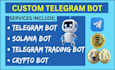 solana telegram bot, dex arbitrage bot, triangular arbitrage bot
