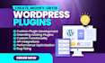 create, modify or fix wordpress plugins and  resolve bugs