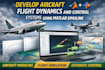 develop aircraft flight dynamics and control systems using matlab simulink