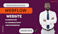 do professional webflow design and figma to webflow as a webflow expert