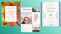 design creative and modern invitation cards,bussiness cards