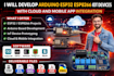 develop arduino esp32 esp8266 iot devices with cloud and mobile app integration
