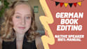 professionally copy edit and proofread your german book