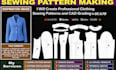 create professional clothing sewing patterns and cad grading in dxf, ai, PDF