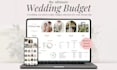 design wedding planner spreadsheet, event google sheet, and budget tracker