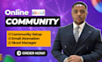 setup skool online community skool community setup skool community manager kajab