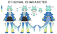 draw a detailed character reference sheet for your original character oc ych