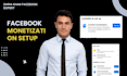 set up facebook page monetization professionally content monetization