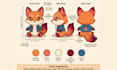 design custom plush reference sheet stuffed animal oc sewing pattern tech pack