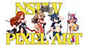 do nsfw pixel art sprite sheet animation character sprite sheet for game art