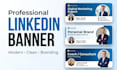 design professional linkedin banner that attracts
