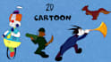 a 2d traditional cartoon