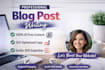 write ai free blog post for your website using surfer SEO