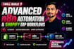 build advanced n8n automation agents and custom shopify erp workflows