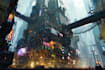 make a awesome cyberpunk sci fi futuristic city