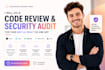 do a code review and security audit of your nextjs, react or vibe app