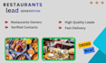 generate targeted restaurant leads and valid contact list