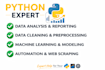 do python, r programming, scripts, coding and data analysis