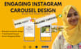 create engaging instagram carousel posts in canva
