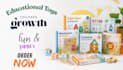 design creative educational toy packaging box with 3d mockup
