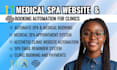 build medical spa website with booking payment automation system