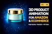 create showcase professional 3d product animation video