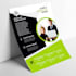 design a clean modern business flyer