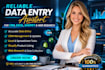 be your reliable data entry assistant for CRM, excel, shopify and web research