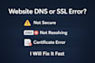 fix website dns and ssl errors