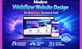 design a modern webflow website, webflow redesign, or custom webflow cms site