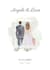 design a modern wedding invitation website with rsvp