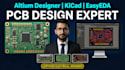 design professional pcb using altium designer, kicad and easyeda