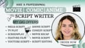 write horror movie script, screenplay, TV pitch, comic, anime manga, adaptation