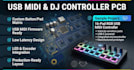 develop custom usb midi controller, dj controller hardware pcb engineer design
