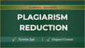 provide professional plagiarism removal