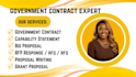 do government contract,capability statement, grant,bid proposal,proposal writing