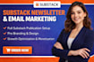 setup substack newsletter substack email marketing substack publication template